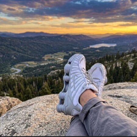 Мъжки маратонки Nike Shox "Pure Platinum/White"